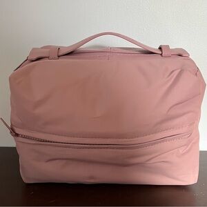 Rare Beauty Puff Makeup Toiletry Bag (Mauve)